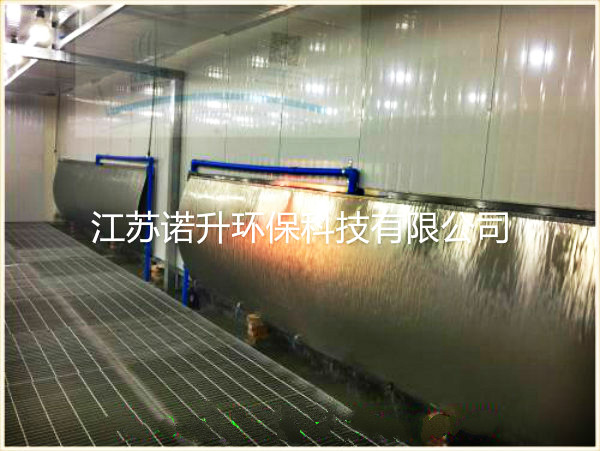 噴漆室的供風(fēng)、排風(fēng)方式等配套裝置。